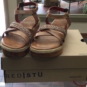 Bed Stu Women's Tan Sandals